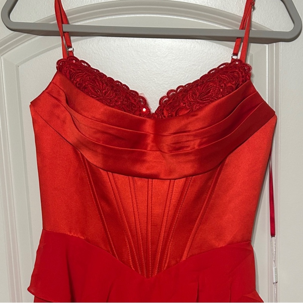 Elegant Red Maxi Dress